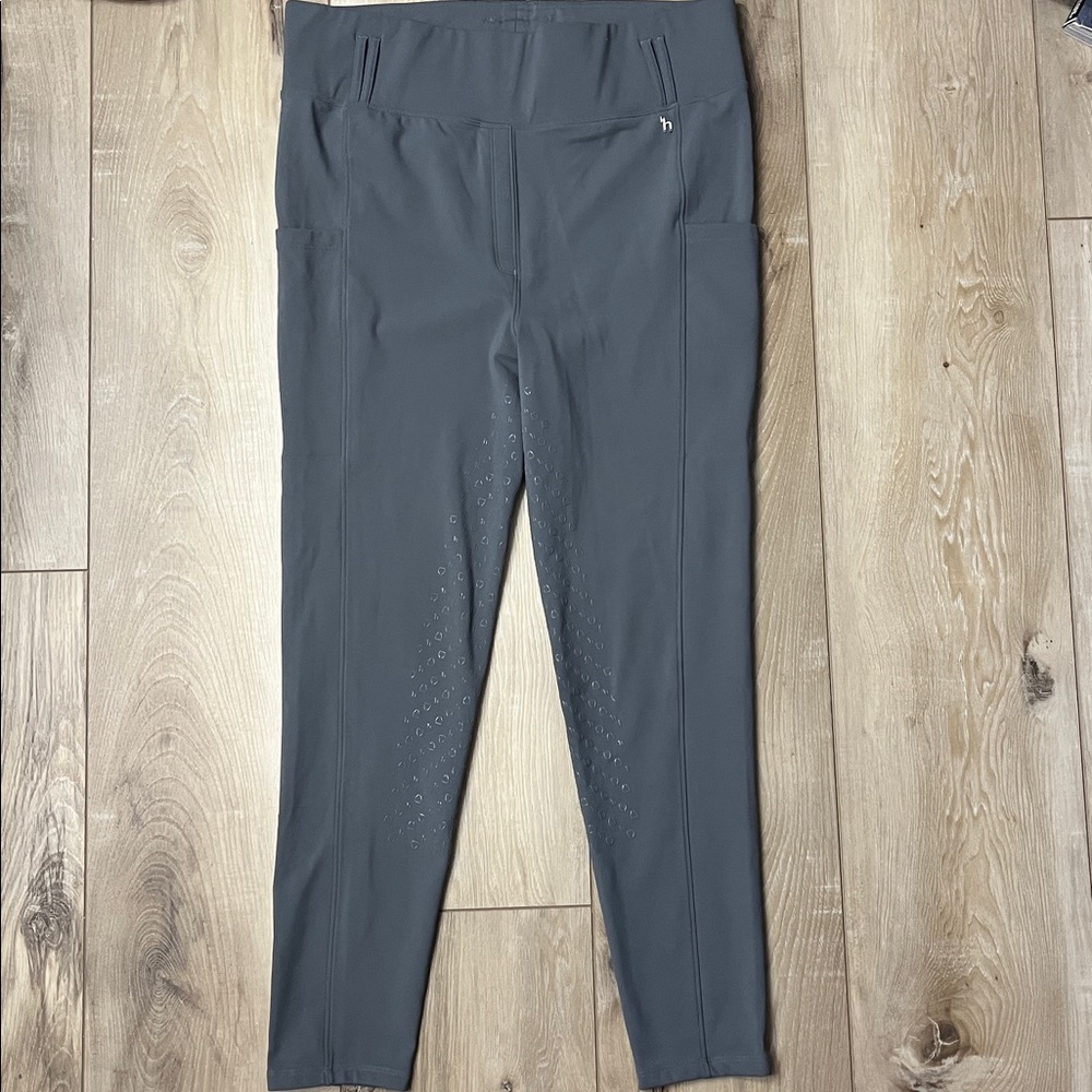 Horze Equestrian Leggings Gray Size 32